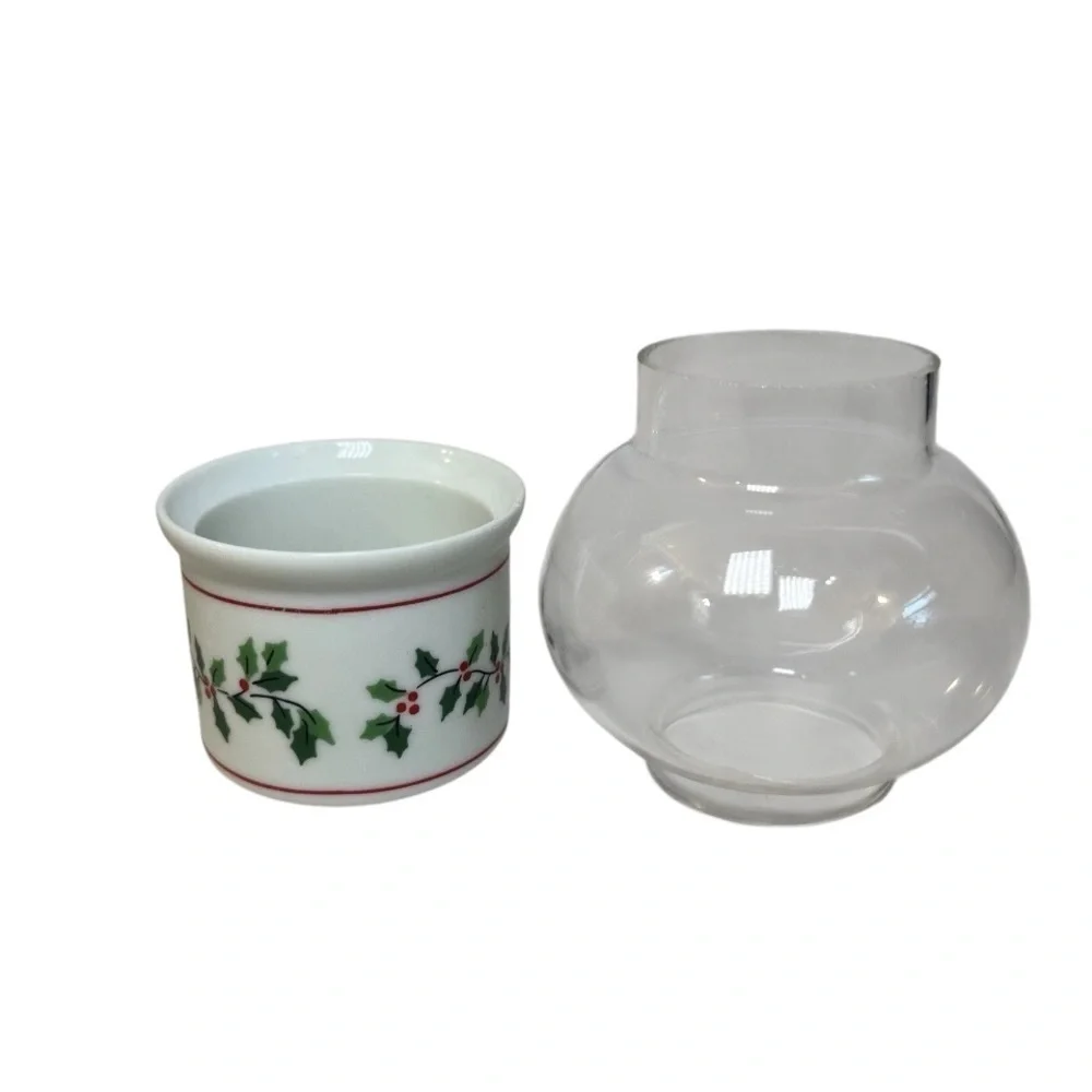 Vintage Colonial Candle Hollyridge Mini Lamp w/ Box – Christmas Decor